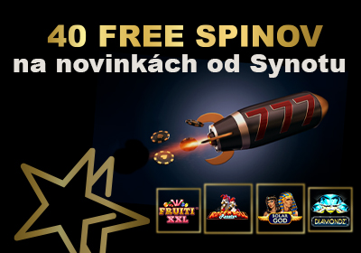 50 free spinov na novinkách od Synotu