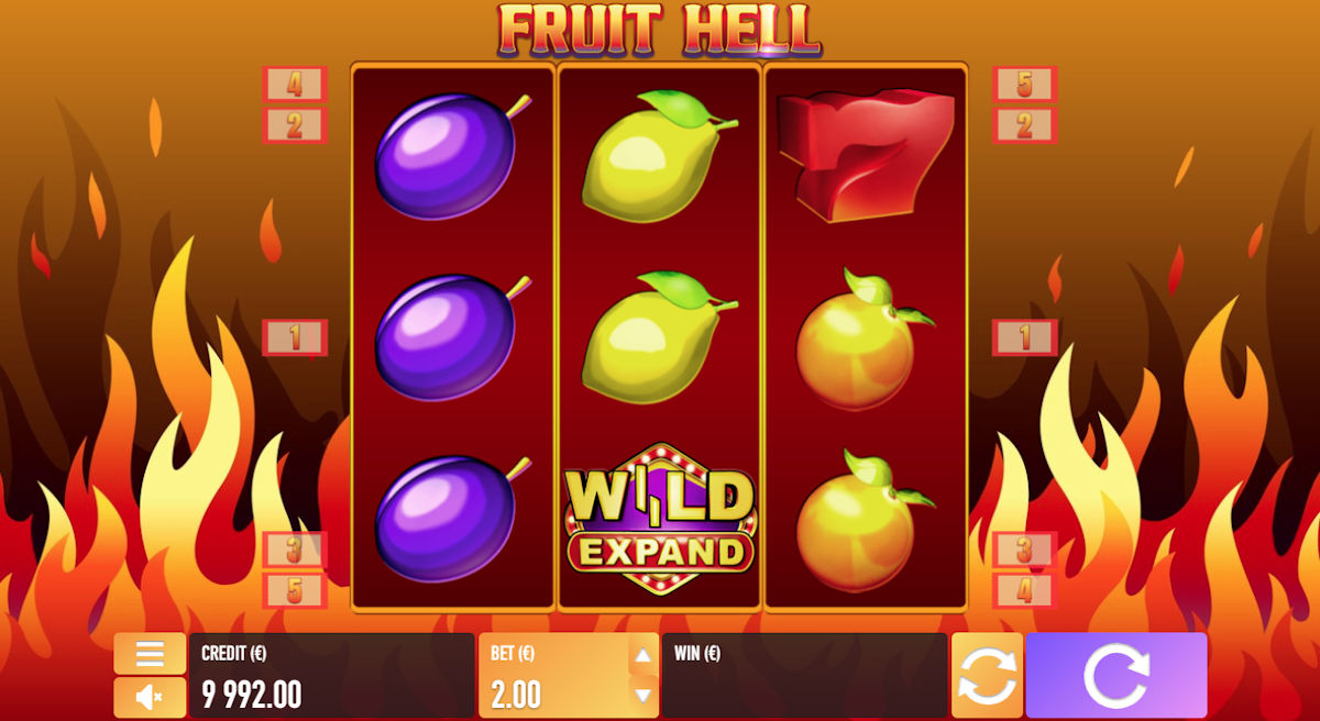 Automat Fruit Hell s Wild symbolom