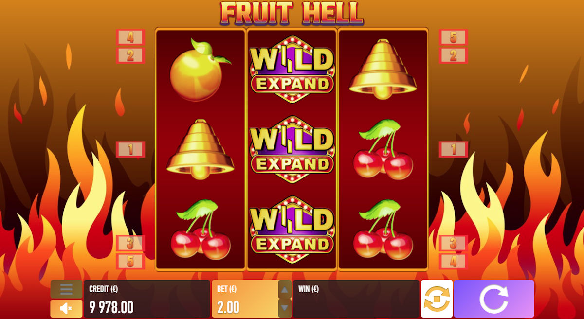 Expandujúci Wild symbol na Fruit Hell