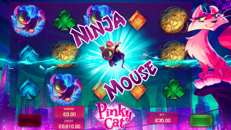 Automat Pinky Cat – Bonus Ninja Mouse