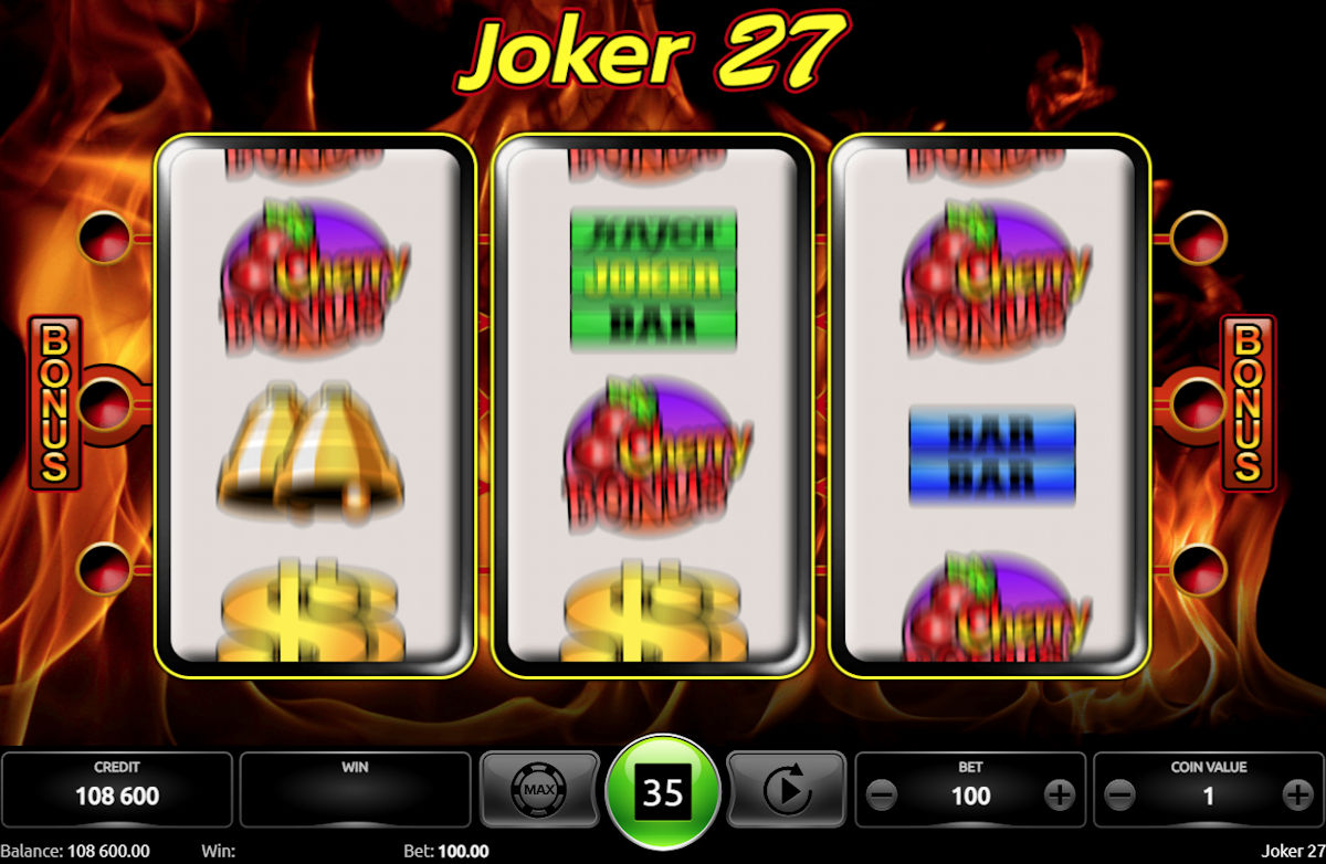 Valce automatu Joker 27 od Kajot Games