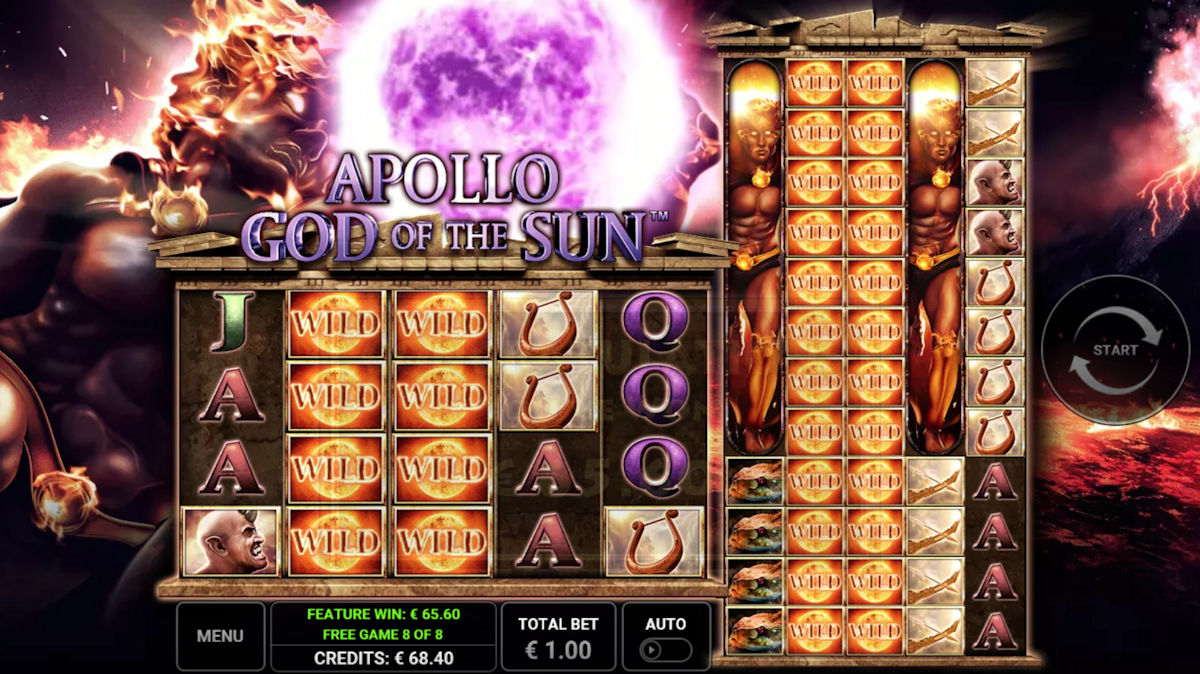 Freespiny hry Apollo God of the Sun od Novomatic