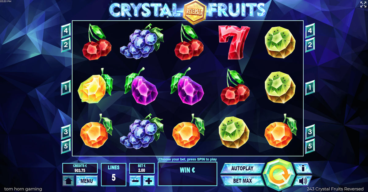 Hracia plocha hry 243 Crystal Fruits Reversed od Tom Horn